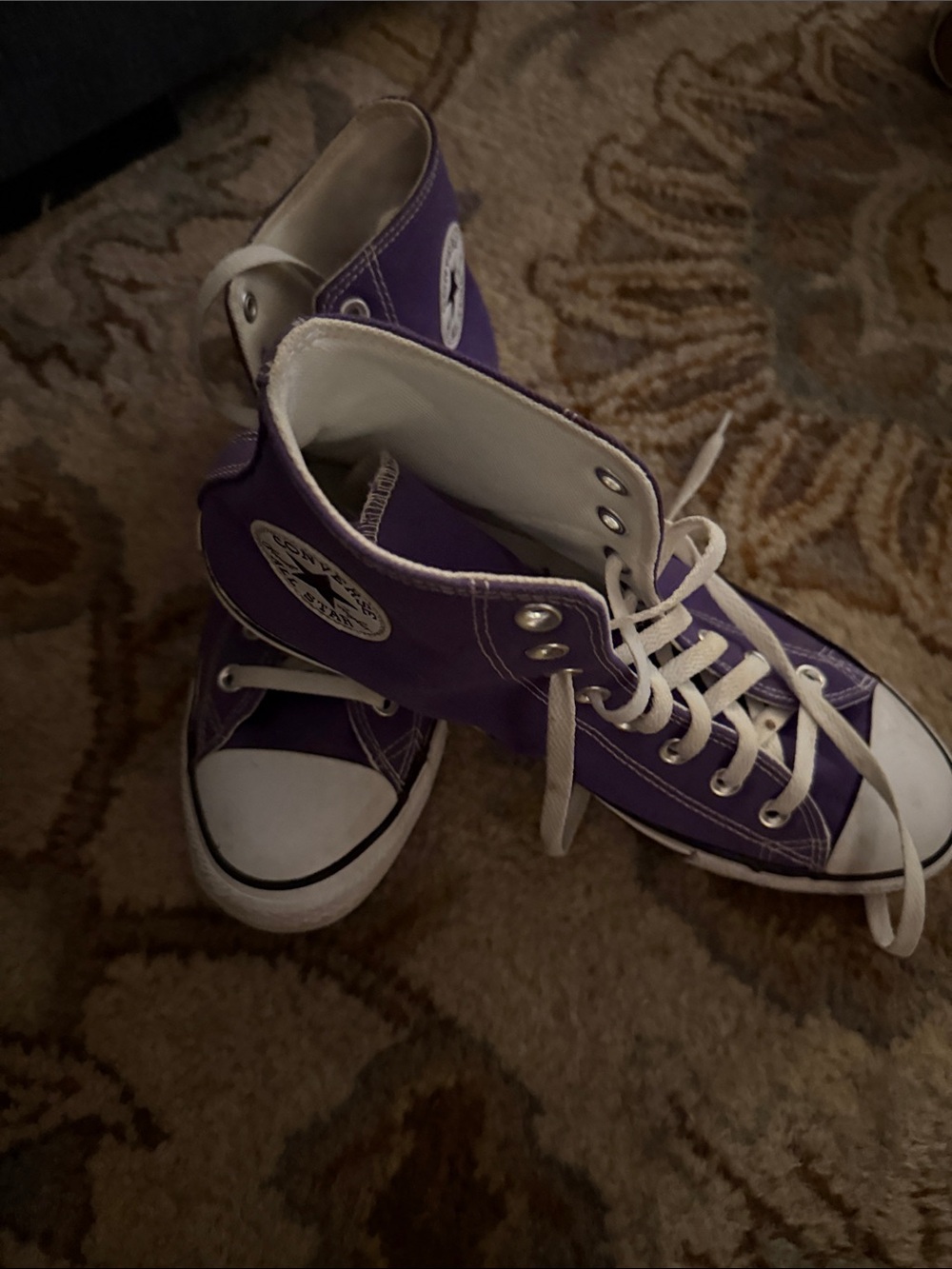 Converse Women's High-Top Sneakers in Purple
